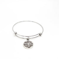 Book Club Gifts, Book Club Words Bracelet, Gift For Her, Stacking Bangle, Stacking Bracelet, Book Club Prizes. Reader Gifts