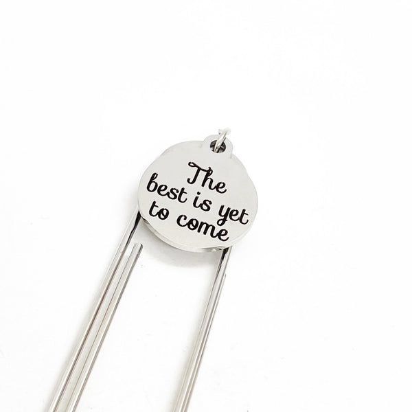 Motivating Gift, The Best Is Yet To Come Bookmark, Encouragement Gift, Graduation Gift, New Start Gift, Fresh Start, Entrepreneur Gift
