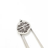 Book Club Gifts, Book Club Bookmarks, Book Club Awards, Book Club Friends, Charm Bookmark, Paperclip Bookmark, Planner Bookmark, Reader Gift