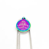 Encouragement Gift, Be A Rainbow In Someone Else’s Cloud Bookmark, Charm Bookmark, Paperclip Bookmark, Reader Gift, Motivating Quote Gift
