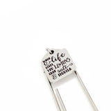Encouragement Gift, When Life Gives You Lemons Bookmark, Planner Gift, Tough Times Gift, Charm Bookmark, Paperclip Bookmark, Motivating Gift
