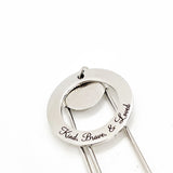 Bookmark Gift, Kind Brave and Loved Bookmark, Love Gift, Charm Bookmark, Planner Bookmark, Paperclip Bookmark, Daughter Gift, Granddaughter