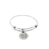 Scripture Bracelet, I Can Do All Things Through Him Who Gives Me Strength Scripture Gift, Phil 4 13, Christian Gifts, Faith Bible Verse