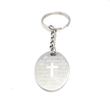 Serenity Prayer Keychain, Christian Keychain, God Grant Me, Serenity Prayer Gift, Serenity Prayer Charm, Recovery Gift, Recovery Keychain