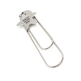 Beach Lover Gift, Sandy Toes And Salty Kisses Bookmark, Beach Reading Gift, Reader Gift, Starfish Charm, Charm Bookmark, Paperclip Bookmark