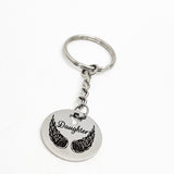 Daughter Memorial Gift, Daughter Angel Wings Keychain, Remembering Her, My Daughter Is My Angel, Son Memories, Loss Of Daughter Keychain