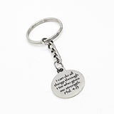 Scripture Gifts, I Can Do All Things Through Him Who Gives Me Strength Keychain, Phil 4 13, Scripture Quote, Bible Verse Gifts