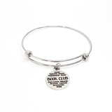 Book Club Gifts, Book Club Words Bracelet, Gift For Her, Stacking Bangle, Stacking Bracelet, Book Club Prizes. Reader Gifts