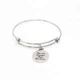 Motivational Gift, You Are Stronger Than The Storm Bracelet, Encouraging Her, Daughter Gift, Tough Times Gift, Encouragement Gift, Wife Gift