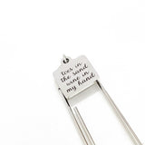 Beach Gift, Toes In The Sand Wine In My Hand Bookmark, Charm Bookmark, Girls Trip Gifts, Beach Reading, Beach Trip Gifts, Book Lover Gift