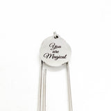 Encouragement Gift, You Are Magical Bookmark, Charm Bookmark, Paperclip Bookmark, Motivation Gift, Daughter Gift, Reader Gift, Planner Gift