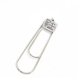 Encouragement Gift, When Life Gives You Lemons Bookmark, Planner Gift, Tough Times Gift, Charm Bookmark, Paperclip Bookmark, Motivating Gift