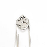 Love Gift, Interlocking Hearts Bookmark, Joined Hearts, Charm Bookmark, Wedding Gifts, Paperclip Bookmark, Planner Bookmark, Wife Gift