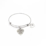 Memorial Gift, A Piece Of My Heart Is In Heaven Bracelet, Sympathy Gift, Loss Of Loved One, Family Member Loss, Remembering Lost Loves