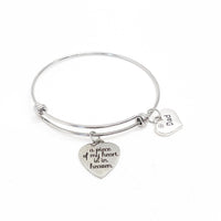 Memorial Gift, A Piece Of My Heart Is In Heaven Bracelet, Sympathy Gift, Loss Of Loved One, Family Member Loss, Remembering Lost Loves