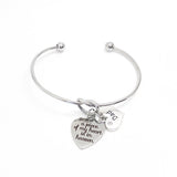 Memorial Bracelet, A Piece Of My Heart Is In Heaven Bracelet, Memorial Jewelry, Remembering Him, Remembering Her, Sympathy Gift, Loss Gift