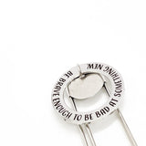 Bookmark Gift, Be Brave Enough To Be Bad At Something New Bookmark, Encouragement Gift, Try Something New, Motivation Gift, Reader Gift