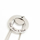 Bookmark Gift, Kind Brave and Loved Bookmark, Love Gift, Charm Bookmark, Planner Bookmark, Paperclip Bookmark, Daughter Gift, Granddaughter