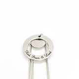 Bookmark Gift, Kind Brave and Loved Bookmark, Love Gift, Charm Bookmark, Planner Bookmark, Paperclip Bookmark, Daughter Gift, Granddaughter