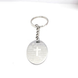 Serenity Prayer Keychain, Christian Keychain, God Grant Me, Serenity Prayer Gift, Serenity Prayer Charm, Recovery Gift, Recovery Keychain