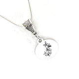 Birth Month Flower Necklace, September Morning Glory Necklace, Birthday Gifts, Birth Month Necklace, Gift For Her, Daughter Gift, Wife Gift