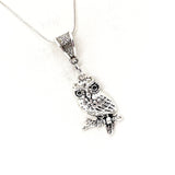 Owl Necklace, Owl Lover Gift, Smart Friend Gift, Smarty, Owl Pendant, Owl Charm, Gift For Her, Graduation Gift, Going To College Gift