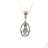 Virgin Mary Necklace, Mother Mary Necklace, Catholic Gifts, Catholic Jewelry, Faith Gifts, Mary Pendant, Mary Charm, Wife Jewelry Gift