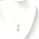 Long Distance Love, Side By Side Or Miles Apart We Are Connected By The Heart Necklace, Daughter Gift, Wife Gift, Gift For Her, College Gift