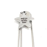 Beach Lover Gift, Sandy Toes And Salty Kisses Bookmark, Beach Reading Gift, Reader Gift, Starfish Charm, Charm Bookmark, Paperclip Bookmark