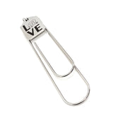 Camping Gift, Love Camping Bookmark, Reader Gift, Charm Bookmark, Paperclip Bookmark, Planner Bookmark, Camping And Reading, Book Club Gift