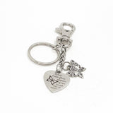 Memorial Gift, When Butterflies Appear Your Loved One Is Near Keychain, Memorial Charm, Sympathy Gift, Loss Of Loved One, Remembering You