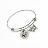 Memorial Gift, When Butterflies Appear Your Loved One Is Near Bracelet, Loss Of Loved One, Remembering Her, Remembering Him, Sympathy Gift