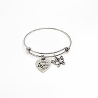 Memorial Gift, When Butterflies Appear Your Loved One Is Near Bracelet, Loss Of Loved One, Remembering Her, Remembering Him, Sympathy Gift