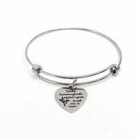 Memorial Gift, When Hummingbirds Appear Your Loved One Is Near Bracelet, Loss Of Loved One, Remembering Her, Remembering Him, Sympathy Gift