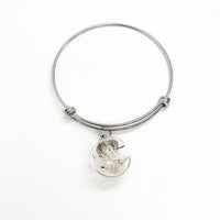 Dandelion Bracelet, Dandelion Wish Bracelet, Dandelion Glass Ball Charm, Dream Big, Wish Big, Gift For Her, Encouragement Gift, Motivating