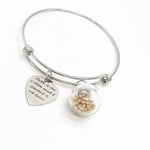 Faith Gifts, Faith Is Like A Little Seed If Planted It Will Grow Charm Bracelet, Matthew 17 20, Mustard Seed Bracelet, Christian Gift