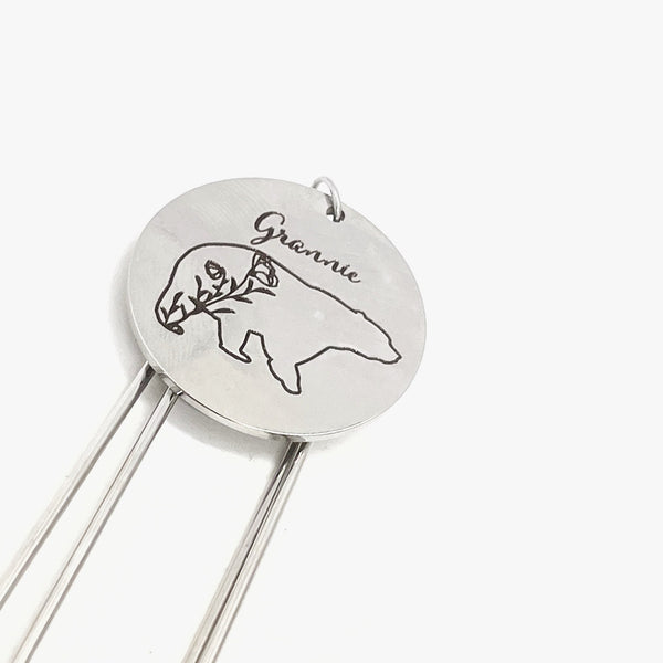 Grandmother Gift, Grammie Bear Bookmark, Grammie Gift, Reader Gift, Grandparents Day Gift, Gift From Grandkids, Bible Bookmark