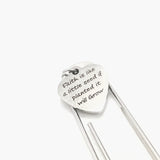 Faith Gift, Faith Is Like A Little Seed, If Planted It Will Grow Bookmark, Charm Bookmark, Christian Gift, Baptism Gift, Salvation Gift