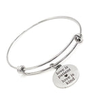 Love Gifts, Love Is Patient, Love Is Kind Charm Bracelet, Faith Gift, Christian Love, 1 Corinthians 13 4, Stacking Bangle, Stacking Bracelet