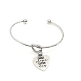 Positivity Gift, Small Steps Every Day Bracelet, Positivity Jewelry, Positive Affirmations, Encouragement Gift, Stacking Bangle