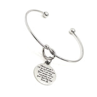 Scripture Gift, Where You Go I Will Go Charm Bracelet, Ruth 1 16 Charm Bracelet, Mother In Law Gift, Ruth And Naomi, Your God Will Be My God