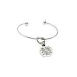 Scripture Gift, Where You Go I Will Go Charm Bracelet, Ruth 1 16 Charm Bracelet, Mother In Law Gift, Ruth And Naomi, Your God Will Be My God