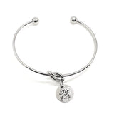 Strong Woman Gift, Elle Est Forte Bracelet, Charm Bracelet, Daughter Gift, Wife Gift, Strong Woman Jewelry, Gift For Her, Graduation Gift