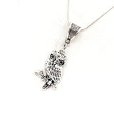 Owl Necklace, Owl Lover Gift, Smart Friend Gift, Smarty, Owl Pendant, Owl Charm, Gift For Her, Graduation Gift, Going To College Gift