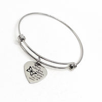 Memorial Gift, When Butterflies Appear Your Loved One Is Near Bracelet, Loss Of Loved One, Remembering Her, Remembering Him, Sympathy Gift