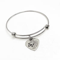 Memorial Gift, When Butterflies Appear Your Loved One Is Near Bracelet, Loss Of Loved One, Remembering Her, Remembering Him, Sympathy Gift