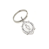 Faith Gift, Miraculous Mary Keychain, Charm Keychain, Christian Gift, Catholic Charm, Faith Keychain, Faith Charm,  Miraculous Medal