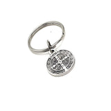 Faith Gift, Saint Benedict Keychain, Protection Gift, Charm Keychain, Christian Gift, Catholic Charm, Faith Keychain, Faith Charm, Jubilee
