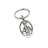 Faith Gift, Mary Miraculous Keychain, Catholic Gift, Faith Keychain, Catholic Keychain, Mother Mary Charm, Mother of Christ, Charm Keychain