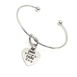 Positivity Gift, Small Steps Every Day Bracelet, Positivity Jewelry, Positive Affirmations, Encouragement Gift, Stacking Bangle